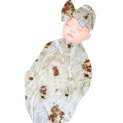 tortilla baby swaddle blanket