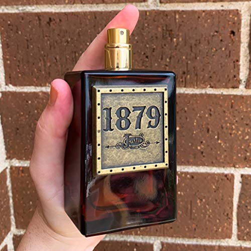 1879 Cologne - Official Justin Brands Fragrance - Natural and Authentic Perfume Spray for Men - Woody and Crisp Scent - Masculine Fragrance - 3.4 oz 100 ml