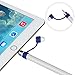 Fintie 3 Pieces Silicone Bundle Compatible with Apple Pencil 1st Generation, Soft Protective Cover Accessories Pencil Cap Holder with Nib Cover, Cable Adapter Tether, Navy