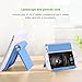 UGREEN Tablet Stand Holder for iPad, Samsung Galaxy Tab, Nintendo Switch, Apple iPad Pro 10.5, iPad Mini, iPad Air, iPhone 7 6 Plus X 6S 8 5S, LG Android Tablets and E-readers, Adjustable (Blue)