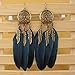 Fashion Earrings, UMFun Bohemia Feather Long Design Dream Catcher Earrings for Women Jewelry (Green)