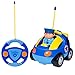 SGILE RC Cartoon Car Toy for Kids Birthday Gift Present, Remote Control with Light Music Radio for Toddlers Baby Kids Child, Blue