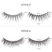 60 Pairs Natural False Eyelashes Pack with Tweezers | Ultra-Thin Lash Band | Reusable Best Strip Fake Lashes Set | Perfect for All Eye Shape by Bella Hair