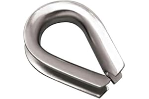 MarineNow Stainless Steel 316 Rope Thimble Marine Grade 5/16", 3/8", 1/2", 5/8", 3/4", 7/8", and 1" Choose 1, 2, 5 or 10 Pack