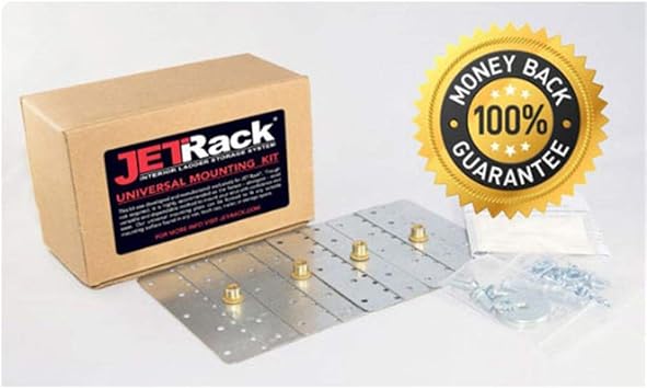 Amazon Com Jet Rack Van Interior Ladder Storage System Mounting Kit Only Automotive