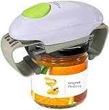 Chulovs Electric Jar Opener White - Hands Free Automatic Kitchen Gadget view 2