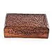 Rusticity Wood Storage Box, Jewelry box, Decorative box, Keepsake Box with Metal Latch for Home or Office | Handmade | (8x5 in)