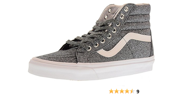 grey glitter vans