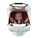 ACRABROS Car Seat Covers for Babies,All Season Infant Carseat Cover Canopy for Boys and Girls,Stretchy Adjustable Peeping Window with Mesh Cover,Warm Breathable Universal, Baby Elephant