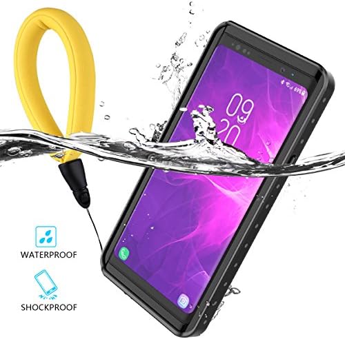 iPromama Samsung Galaxy Note 9 Cellphone Case Waterproof Pouch Shock-Resistant Ultra-Slim 360° Protection Rugged Case Bag Cell Phone Underwater Protective Shell Case Pouch Shockproof for Samsung