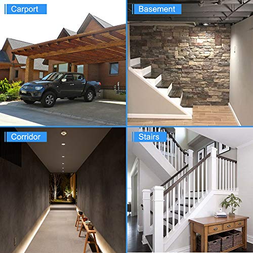 Toplimit Swing Motion Sensor Light Socket,PIR Motion Detector Bulb Adapter,Auto E26/E27 on/off Night Light Control,Garage,Closet,Basement,Laundry Room,Porch,Storage Room Intensified Lighting Fixture