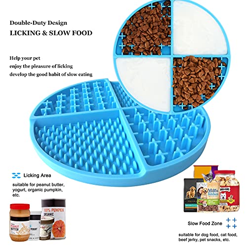 Dog Licking mat, Dog Lick pad to Replace Slow Feeder Dog Bowl,Dog Puzzle Toys to Keep Them Busy