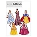 Berwick B4320 Girl's Princess Dress Halloween Costume Sewing Patterns, Sizes 7-14