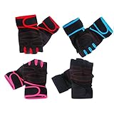 YYGIFT® Durable Microfiber Cloth Non-slip Gloves Breathable Half-finger Gloves for Weight Lifting Training Fitness Gym Workout Crossfit Sports