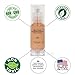 Shimarz Liquid Mineral Foundation, Natural, Organic, Vegan, Cruelty Free, Gluten Free, Non GMO, No Palm, Light Color, Nude, 1FL oz/30ml (Pack of 1)