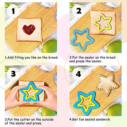 Sandwich Cutter and Sealer Set (BIG), 30 PCS Uncrustables Sandwich