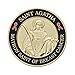 Hero's Valor St. Agatha Matron Saint of Breast Cancer Challenge Coin Prayer 1-Pack (One Coin)