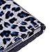 HDE iPad Mini Tablet Case 360 Rotating Flip Stand Folding Folio Magnetic Cover PU Leather for Apple Mini 2/3 Retina (Blue Leopard Print)