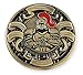 Put On The Whole Armor of God Ephesians 6:13-17 Antique Gold/Silver Challenge Coin Shield Knight Sword Prayer Token (1 Antique Gold Coin)