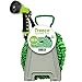 Treeco Expandable Garden Water Hose kit 50 ft Kink-Free Triple Latex. Lightweight & Heavy Duty Flexible Collapsible with Nozzle Sprayer & Gun Set with Reel