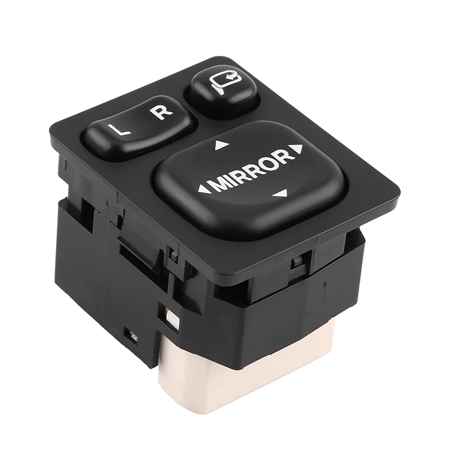 Photo 1 of Car Rear View Folding Mirror Control Switch, OE 84872?52040, ABS Material, Replacement for 2000 to 2008 Compact Sedans/SUVs