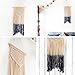 Macrame Wall Hanging Blue Woven Large Tapestry - Handmade Bohemian Home Decor - Boho Chic Apartment Studio or Dorm Decorative Interior Wall Art - Office Living Room Bedroom Nursery Craft Decorations