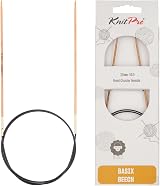 KnitPro Basix Beech Fixed Circular Needles 32in 2.00mm