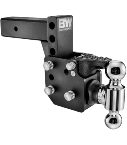 B&W Trailer Hitches Dual Ball Pintle Tow & Stow - Fits 2