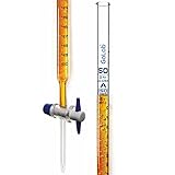 Burette, 50mL - Class B - with PTFE Stopcock - Blue