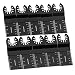 fannybuy 10 Pack Japan Tooth Professional Universal Wood Oscillating Saw Blade Quick Release Multitool Saw Blade For Fein Multimaster Porter Rockwell Cable Black Decker Bosch Craftsman Dewalt Ridgid primary
