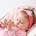 Large Wood Teething Toys for Infant - Natura Wooden Teether Rings by Hombae, Wooden Teether Animals for Toddler, Soothing Pain Relief Toys, Baby Shower Gift (Giraffe, Cow, Hippo, Deer, 4Pack)
