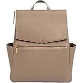 Leather Diaper Bag Backpack, Large Capacity with Insulated Pockets | Freshly Picked