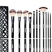 XUCOO Professional Makeup Brushes Set 11 Pcs Foundation Contour Blending Eyeshadow Lip Brush Blush Brush Travel set