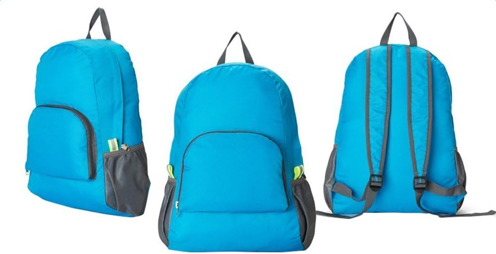 OyfelBackpack Lightweight for Outdoor Sports Unisex Canvas Laptop Rucksack Waterproof Travel Hiking Running Cycling Biking Climbing Hunting Foldable