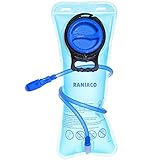 RANIACO Portable 2 Liter Hydration Bladder , Sports Water Bladder for Outdoor Use – Blue