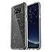 OTTERBOX Symmetry Clear Series for Samsung Galaxy S8+ - Retail Packaging - Stardust (Silver Flake/Clear)