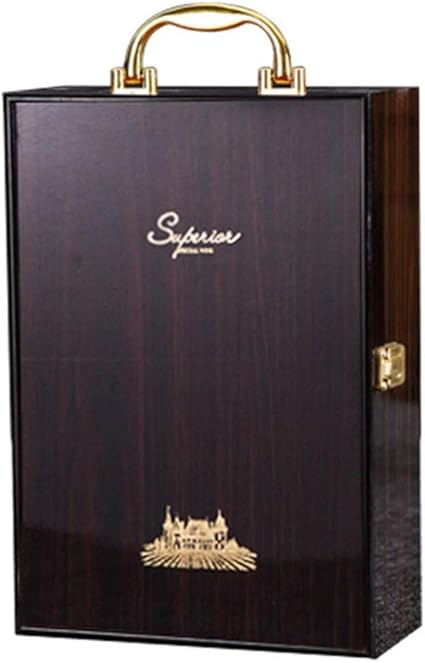 Caja De Regalo De Vino Tinto Doble Caja De Embalaje De Vino ...