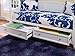 Home Styles Naples White Daybed with Storage, Solid Wood Slats, and Curved Back and Side Panels
