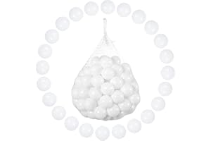 Toddler Ball Pit Balls for Ball Pit 100 PCS -Plastics Balls for Baby Toddler BPA Free Crush Proof Plastic Balls -Girls Boys I