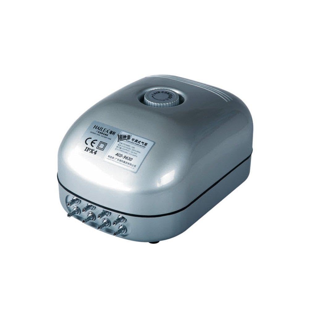 Aquarline Hailea Aco-9630 Eight Outlet Air Pump, 1080 Liter/Hour