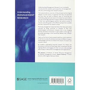 Understanding Management Research: An Introduction to Epistemology