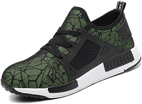 Steel Toe Safety Shoes, Mens Womens Safety Boots Breathable and Light Weight Anti-Smashing Work Trainers Sport Sneaker
