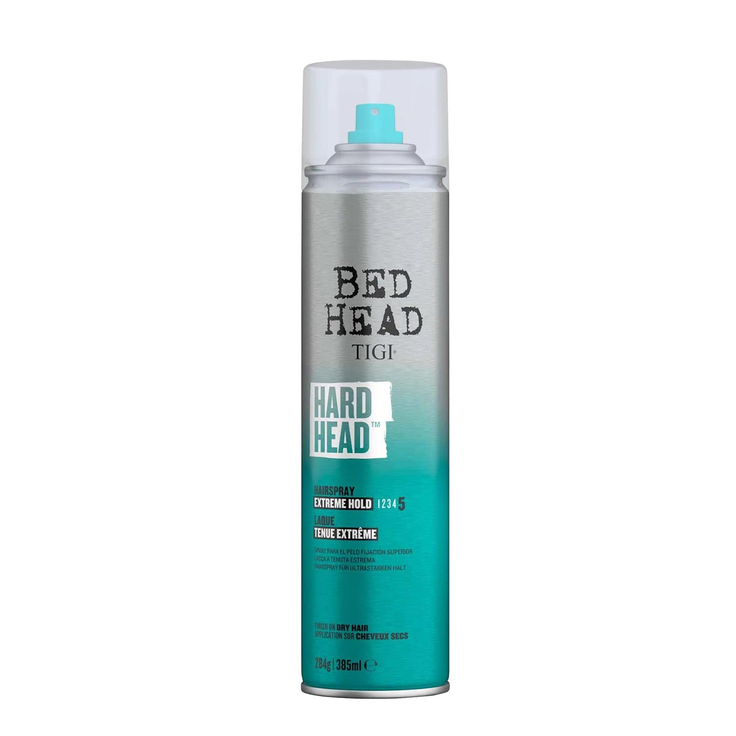 Bed Head by TIGI Hard Head Hairspray – Extra Strong Hold Hair Spray for Women and Men, Professional Salon Styling, Long-Lasting Control with Natural Shine Finish, Frizz Control and Apple Fragrance