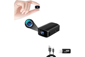 Mini Camera, Compact Security Camera, Portable Surveillance Cameras - 1080P HD, Night Vision, Motion Detection, Gravity Senso