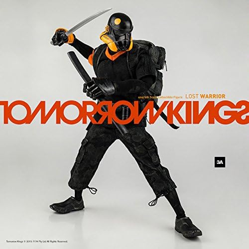Hong Kong Toy Designer 3A 3AA THREEA 1/6 TOMORROW KINGS POPBOT LONELY STAR WARRIOR TK DIRTY NOIR SERGEANT Black Rare Action Figure 1pc