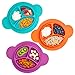 Squooshi Silicone Divided Dish - Fun Placemat - Easy to Clean - Dishwasher and Microwave Safe - Soft and Unbreakable - FDA Certified Silicone - Great for Baby or Older Kids. (Aqua)