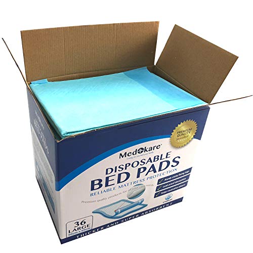 Medokare Disposable Incontinence Bed Pads - Hospital ...