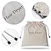 Velvet Bag, Extra Big Size 13.5×13.5 inch Hair Dryer Bag, Luxury Drawstring Storage Bag for Hair Dryer, Curling Iron and Hair Straightener(Gray)