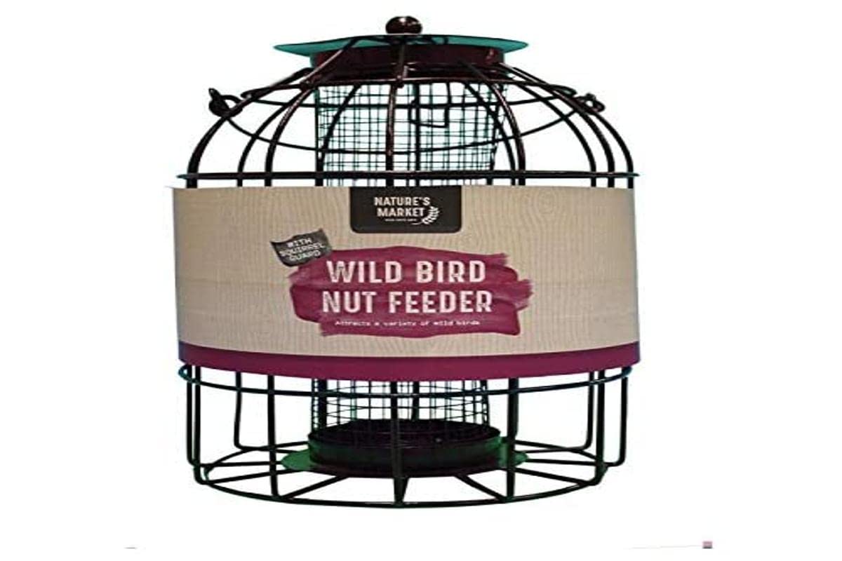 Natures Market BF008N Squirrel Guard Nut Feeder, 1