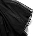 Dance Leotard with Skirt Flutter Sleeve by Mdnmd, Height 140 / Age 6-8Years, Black